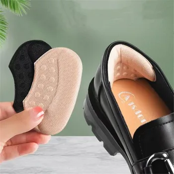 2 елемента Стикер на ток обувки и стелки, Спортни обувки Регулиране на размера Подплата за петата Ръкохватки Защитен стикер Помощ за облекчаване на болки Стикер на задната част на стъпалото