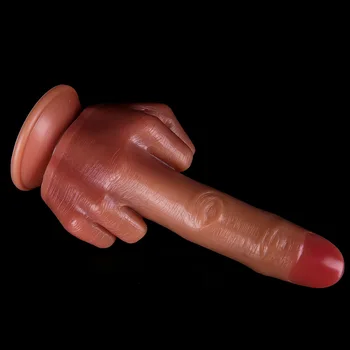 Имитация на пръстите, носенето на пениса, моделиране уникални секс играчки, течен силиконов вибратор